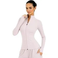Smilodox Outdoorjacke Nexa, Trainingsjacke Damen, Slim Fit Jacke für Gym, Freizeit & Yoga Figurbetont, Stehkragen, Elastisches Material, Front-Zipper, Sport