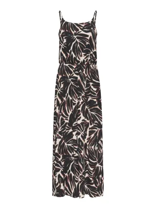 ONLY - ONLNOVA LIFE VIS STRAP MAXI DRESS WVN Black - Gr. - XL