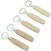 Flaschenöffner 5 x Flaschenöffner aus Holz
