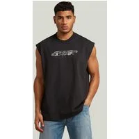 G-STAR T-Shirt Loose Graphic Sleeveless T-Shirt