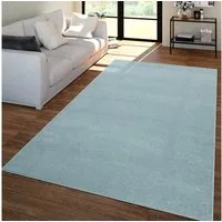 TT Home Teppich Diele, Esszimmer, Flur, Schlafzimmer, Wohnzimmer, Rechteckig, Höhe: 12 mm, Wohnzimmer Teppich Kurflor Unifarbendes Design Modern Und Zeitlos