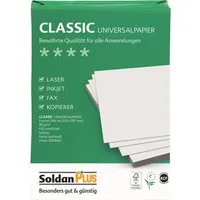 INAPA Kopierpapier SoldanPlus Kopierpapier CLASSIC, DIN A4, 80 g/m², Pack: 500 Blatt