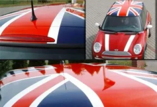 Autodachaufkleber "Mini Union Jack - Englandflagge"