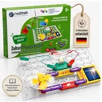 noDNA We love robotics Experimentierkasten Baukasten Erneuerbare Energien für Kinder ab 8 Jahren, inkl. bebildeter Anleitung & spannendem Hintergrundwissen