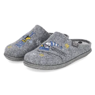 Toni Pons Hausschuhe SNOOPY  Grau - Gr. 36 -  Textil