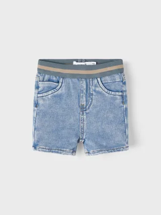 NAME IT - NBMSILAS SWE DNM LONG SHORTS 3268-TR J light blue denim - Gr. - 56