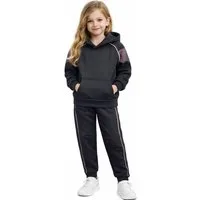 Girls Fashion Sweatanzug Mädchen Jogginganzug Freizeitset Sweatshirt + Jogginghose MF120e (Set)