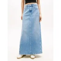 Tommy Jeans Jeansrock CLAIRE MAXI SKIRT BJ8131 mit hohem Bund und Seitenschlitz