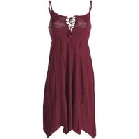 Vishes Sommerkleid Leichtes Sommerkleid mit verstellbaren Trägern Tunika, Boho, Goa Hippie Style