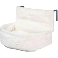 TRIXIE Katzen-Hängematte Kuschelsack für Heizkörper - weiß - 45 × 13 × 33 cm