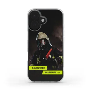 Handyhülle COVRZ | Agt Atemschutzgeräteträger | Clear Case | Schwarz | MagSafe®-fähig | Iphone 16 15 14 13 Plus Pro Max, Samsung Galaxy S25 Uvm. Nein iPhone 16