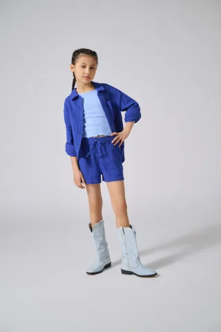 KIDS ONLY - KOGTHYRA LIFE STRING SHORTS WVN Mazarine Blue - Gr. - 128