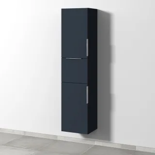 Sanipa 3way Hochschrank mit 2 Türen und 1 Auszug, Marine-Matt UP1041R