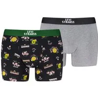 Levi's® Boxershorts LEVIS MEN FRUITY AOP BOXER BRIEF 2P (2er Pack)