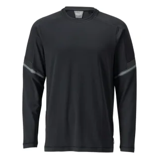 MASCOT Herren Langarmshirt Schwarz 3XL - 22281-461-09-3XL