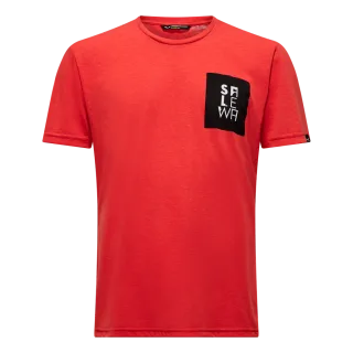 SALEWA - Puez Grafik Dry'Ton T-Shirt Herren - Schwarz (Gr.46)