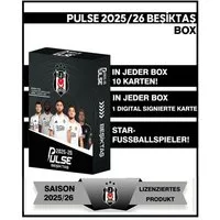 Jungengel Sammelkarte Besiktas 2025/2026 Fußballkarten Spielkarten Sammelbox 10x Karten BJK, Offiziell lizenziertes Fußball Sammelkarten Set 10 Karten Box