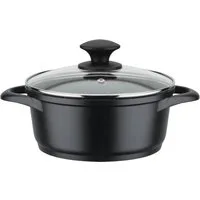 GSW Kochtopf Gourmet Granit, Aluminiumguss, mehrfache, langlebige VITAFLON®GRANIT Antihaft-Versiegelung, Induktion