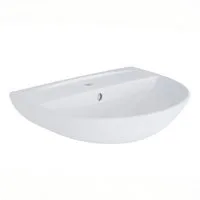 Belvit Waschbecken BV-WB8201 (einzel, 1-St), Belvit Tulpen Keramik Waschbecken 60cm