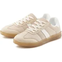 LASCANA Schnürschuh, Halbschuh, Freizeitschuh Sneaker mit angesagter Sohle VEGAN