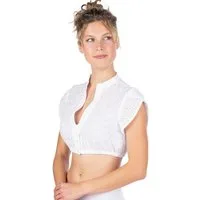 Berwin & Wolff Dirndlbluse Dirndlbluse - RENATA - weiß