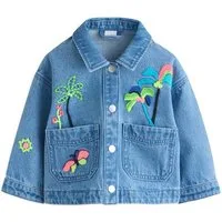 Next Jeansjacke Denim-Jacke mit Cordkragen (1-St)