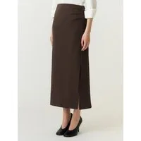 Y.A.S Maxirock YASPINA HW LONG SKIRT NOOS Baumwollmischung, high waist