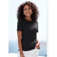 Vivance Kurzarmshirt mit sommerlichem Ajour-Muster aus luftiger Baumwoll-Qualität