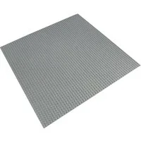 Katara Grundbauplatte 50x50 Noppen, verschiedene Farben Konstruktionsspielsteine, (1er Set), Hell Grau, 100% Kompatibel Sluban, Papimax, Q-Bricks, LEGO®