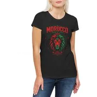 Urban Backwoods Print-Shirt Team Marocco 2 Damen T-Shirt Marokko WM 2026 Maghreb Atlas Marrakech (1-tlg) Berber Casablanca Rouge Vert