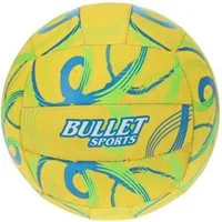 Koopman Volleyball Beachvolleyball Spielball Neopren Strand (Stück, 1-St., Packung), Gelb, Größe 5, Ø22cm, 230g, Robust