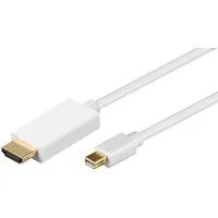 Adapterkabel Mini DisplayPort > HDMI weiß, 2 Meter