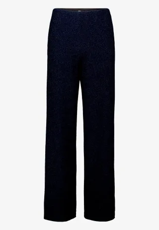 zero - Stoffhose mit Lurexfaden teal ocean - Gr. - 38