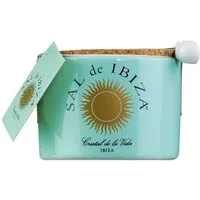 Sal de Ibiza Gewürz Grobes Meersalz 'Fleur de Sel', 150 g, im Steintopf, handgeerntet
