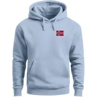 Neverless Hoodie Hoodie Herren Norway Flag Kapuzensweatshirt Norwegen Flagge