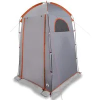 vidaXL Kuppelzelt Duschzelt Grau und Orange Wasserdicht, (1 tlg)