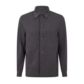 Boss - Hemdjacke für Herren/Damen Unisex (Schwarz)