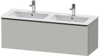 Duravit D-Neo Waschtischunterbau wandhängend Betongrau Matt 1280x462x440 mm - DE42650BD070000 DE42650BD070000
