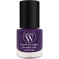 Miss W Pro Nagellack für leuchtende Farbe mit schnelltrocknendem Überlack, Langanhaltender Nagellack mit strahlender Farbe und schnellem Trocknen