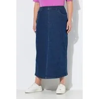 Ulla Popken Jeansrock Jeans-Rock ausgestellt Elastikbund