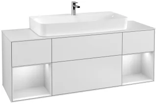 Villeroy & Boch Waschtischunterschrank Finion F21 1600x603x501mm WT mittig, F211MTMT F211MTMT