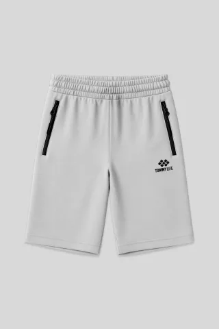 Herren Sweatshorts mit regulärer Passform aus Strick