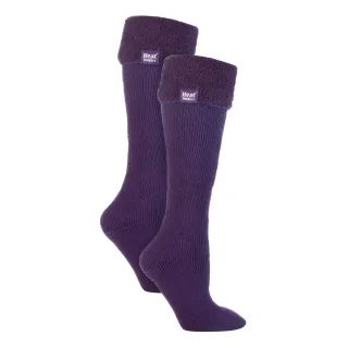Damen 2er-Pack Wellington Weiche Innenstulpen Socken