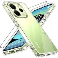 SmartUP Smartphone-Hülle + 2X Schutzglas für Xiaomi Redmi Note 14 5G Panzerfolie Display Case 6,67 Zoll, kompletter Rundumschutz