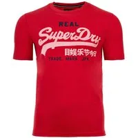Superdry T-Shirt Herren T-Shirt 1er Pack Baumwolle VI Classic Tee (Packung, 1er Pack)
