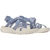 Merrell Harbor Backstrap (Vollnarbenleder) blau/beige Damen Sandale