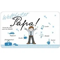 PPD Frühstücksbrett Tray Weltbester Papa, Kunststoff