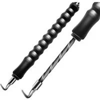 BAYLI Schraubstock 30 cm Drillapparat, Zaun Draht Driller, Rödeldraht, Drillkurbel