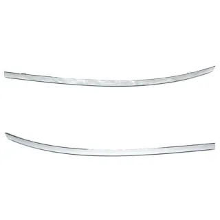 2x Zierleiste Stoßstange Chrom LINKS + RECHTS VORNE für Audi A6 4F C6 2004-2009