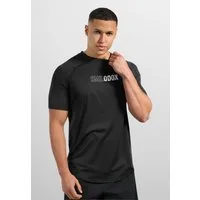 Smilodox T-Shirt Powerfit Pro, Atmungsaktives Funktionsshirt, Schnelltrocknend Strapazierfähiges Kompressionsshirt, Laufen, Gym & Sport